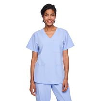 Haut d’uniforme médical à encolure en V George pour femmes