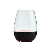 Verre à vin rouge sans pied Vinode Brilliant en cristal sans plomb - 460 ml, ensemble de 6