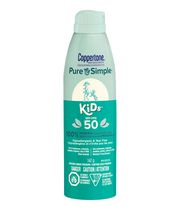 Coppertone Écran Solaire Minéral en Vaporisateur Pure & Simple pour Enfants FPS 50