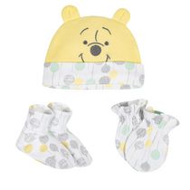 Princess Aurora Layette Hat Cap & Mitten Set Baby Infant Disney 0-6 Month NWT 