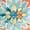 Teal / Orange, variant on SAFAVIEH Crystal Debra Floral Area Rug