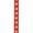 Red, variant on Offray 10mm Grograin Paw Ribbon, Paw Ribbon
