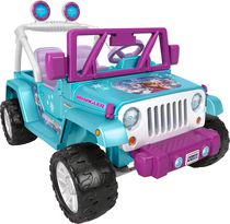 Véhicule Jeep Wrangler La Reine des neiges par Disney Power Wheels