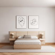Nexera Milano 4-Piece Platform Bedroom Set