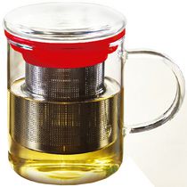 CAESARSTEA Glass Mug and Infuser