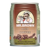 Café frappé aromatisé en boîte de Mr. Brown