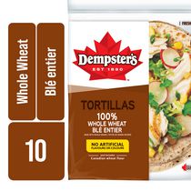 Dempster’s® 100% Whole Wheat Medium Tortillas