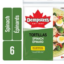 Dempster’s® Spinach Large Tortillas