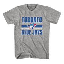 MLB Toronto Blue Jays Mens Retro Stripe Short Sleeve Crew *On-Line Exclusive