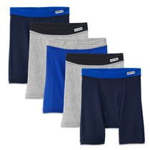 Fruit of the Loom Boys Covered Waistband Boxer Brief, 5-Pack