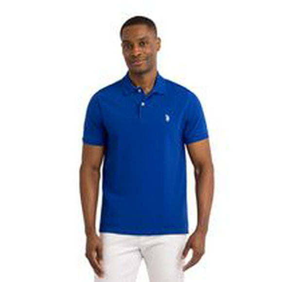 U.S. Polo Assn. Men's Solid Interlock Short Sleeve Polo, Interlock Polo Shirt