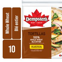 Dempster’s® 100% Whole Wheat Large Tortillas