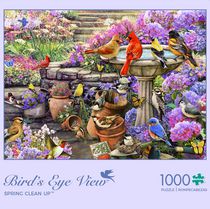 Buffalo Games Le puzzle Bird's Eye View Spring Clean Up en 1000 pièces