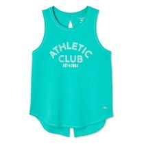 Athletic Works Girls' Split Back Tank, Sizes XS-XL
