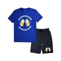 Men's Design Lab Another Beer Older 2 Piece Sleep Set