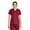 Wine, variant on Scrubstar Women's Ultimate Stretch V-Neck Scrub Top WC854A