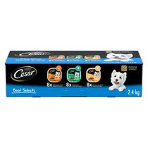 Cesar Classic Loaf in Sauce Poultry Selects Variety Pack Soft Wet Dog Food