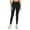 Black, variant on Reebok Women’s ‘Sprinter’ High-Rise 25” Inseam 7/8 Leggings with Pockets