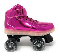 Mach5 GTX500 Quad Roller Skates Pacer Mach-5 Black Pink Skates 