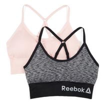 Reebok Ladies' 2 Pack Seamless Longline Bralettes