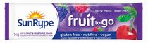 SunRype Veggie Berry Mania Fruit to Go 100% Fruit and Vegetable Snack