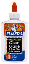Elmer's Colle liquide lavable pour l'école, Transparent, 147 ml