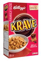 Kellogg's Krave Chocolate Flavour Cereal, Family Size, 564g | Walmart ...