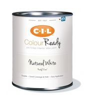 Peinture d'intérieur au latex CIL® ColourReady, blanc naturel / blanc cassé, coquille d'œuf, 946 ml