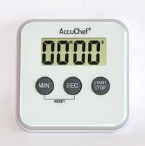 AccuChef minuterie numérique, modèle 2105, noir ou blanc, plastique