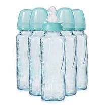 Evenflo Feeding Vented + BPA-Free Tinted Glass Bottles