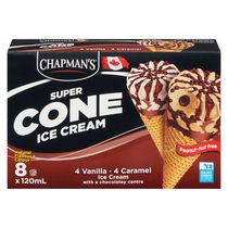 Chapman's Super cornet de crème glacée avec centre au chocolat