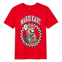 Mario Kart Boys' Short Sleeve Tee, Sizes XS-XL