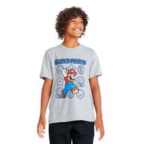 Super Mario Bros. Boys' Short Sleeve Tee