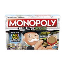 Monopoly Faux billets, jeu de plateau pour la famille et les enfants, à partir de 8 ans, inclut décodeur de M. Monopoly, jeu pour 2 à 6 joueurs
