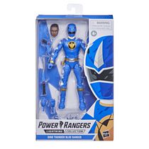 Power Rangers, Lightning Collection, Dino Thunder, figurine articulée de collection Ranger bleu de 15 cm avec accessoires