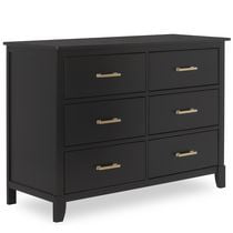 Dream On Me Universal Double Dresser I Kids Bedroom Dresser I Six Drawers Dresser I Mid Century Modern