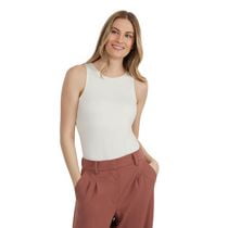 Mexx Women’s Round Collar Sleeveless Knit Bodysuit