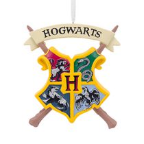 Décoration de Noël - Hallmark - Blason de Poudlard de Harry Potter