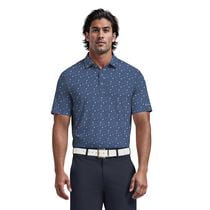 Ben Hogan Men’s Tossed Golf Cart Print Short Sleeve Golf Polo, Ben Hogan Men's Golf Polo