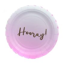 Party- Eh! Assiettes en carton pour salade ombre « Hooray » par Horizon Group USA