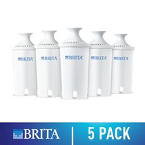 Brita® Standard Water Filter, Standard Replacement Filters for Pitchers and Dispensers, BPA Free, 5 Count