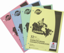 Hilroy Canada Exercise Book, 4 Pack , 10-7/8 X 8-3/8, 32 Page