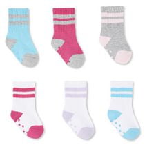 Lot de 6 paires de mi-chaussettes sport George pour bébés filles