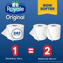 Royale Original Toilet Paper, 24 equal 48 Rolls, 242 Sheets Per Roll ...