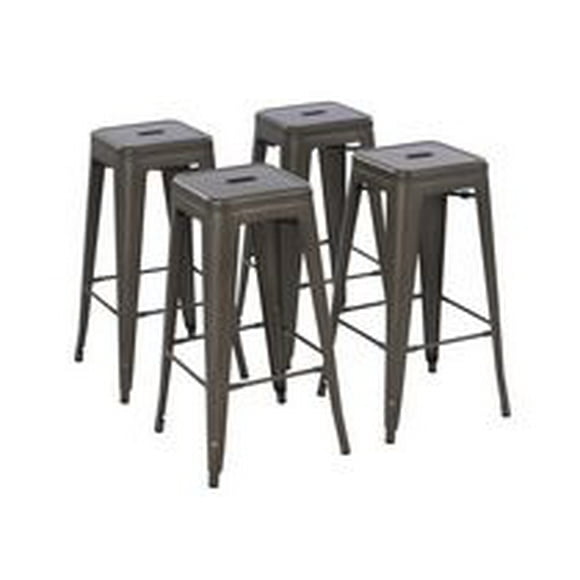 Mainstays 30 inch Metal Barstools Set of 4 - Multi Colors