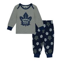 Ensemble de sommeil deux pièces des Maple Leafs de Toronto pour bébés