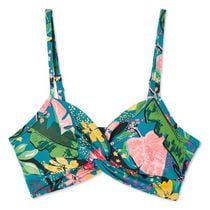 George Women's Twist Front Bikini Top, Sizes XS-XXL