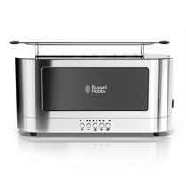 Grille-pain 2-tranches long avec accents en verre RUSSELL HOBBS