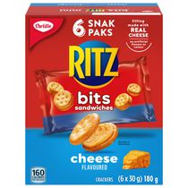 RITZ BITS Sandwiches Cheese flavoured crackers, Snak Pak