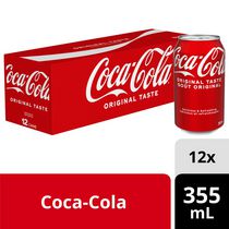 Coca-Cola 355mL Canettes, paquet de 12
